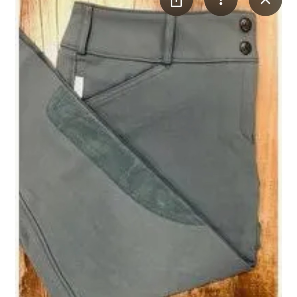 RIDER UP!!!    The Tailored Sportsman Charcoal Equestrian Breeches